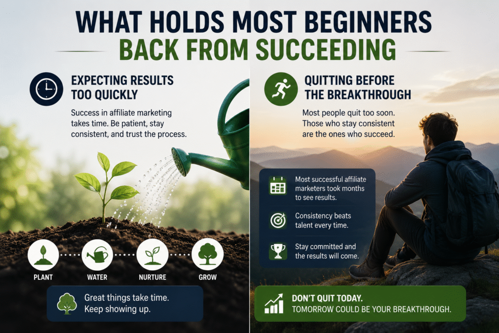Affiliate marketing removes many of the barriers that make other online businesses difficult for beginners